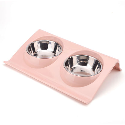 Anti-Spill Simple Cat Bowl