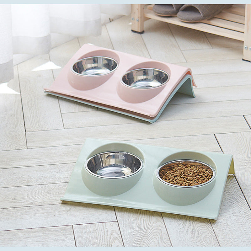 Anti-Spill Simple Cat Bowl