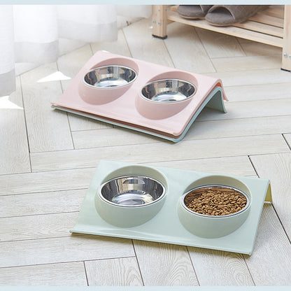 Anti-Spill Simple Cat Bowl