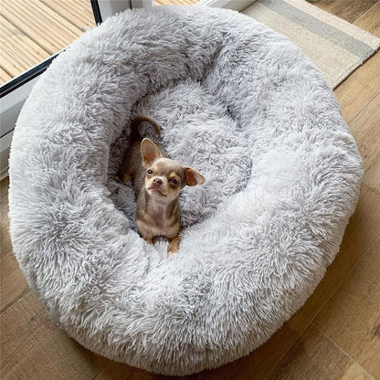 Washable Long Plush Pet Bed